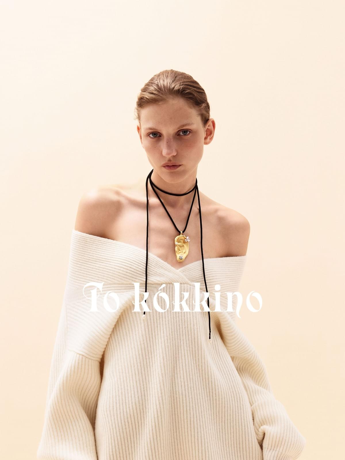 珍珠鹿皮耳朵项链Necklace