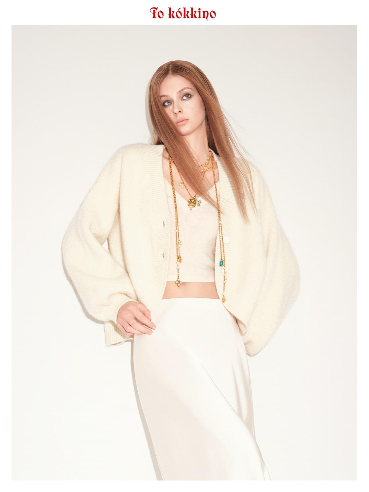 tokokkino*「Infiltration」Palace-style Double-sided Long-chain Necklace