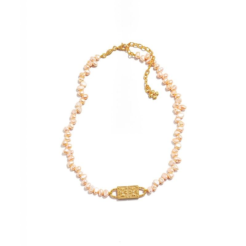tokokkino「Alliance」Double Lock Pearl Necklace