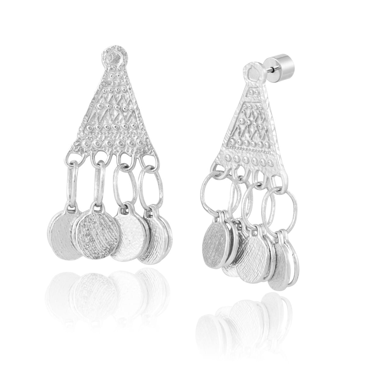 复古三角风铃耳钉 Drop Earring
