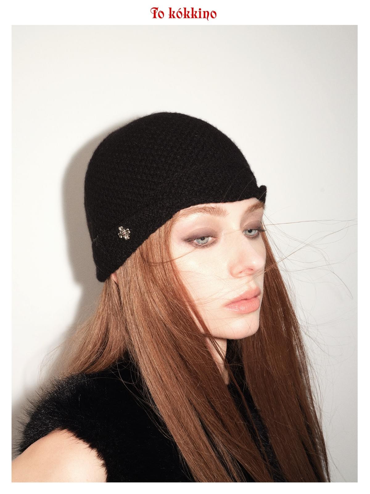 tokokkino*「Domed Fold-back」 Multi-way Cashmere Cuffed Sailor Hat