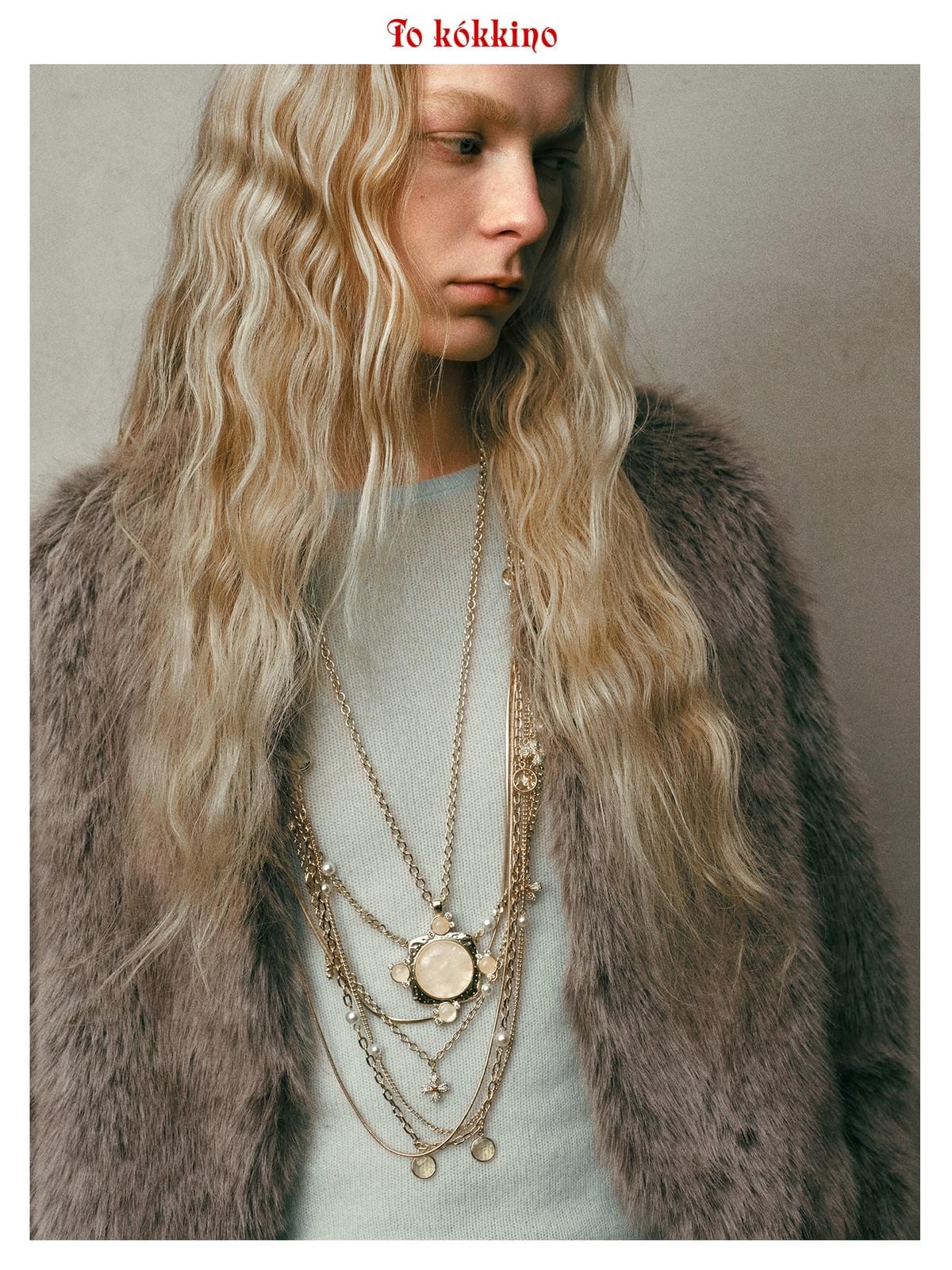 tokokkino* Multi-Chain Combination Necklace