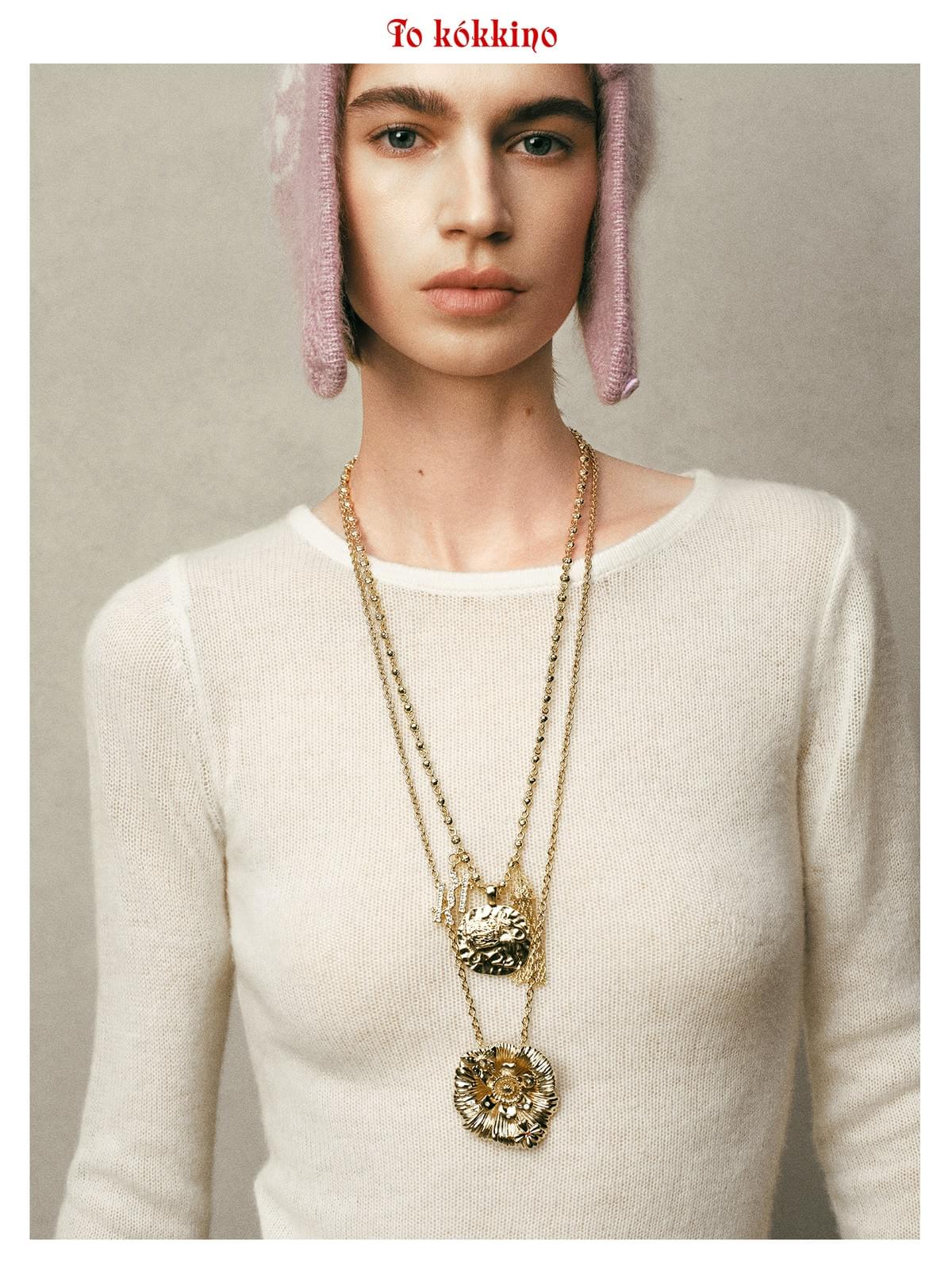 tokokkino* Lion Tassel Necklace