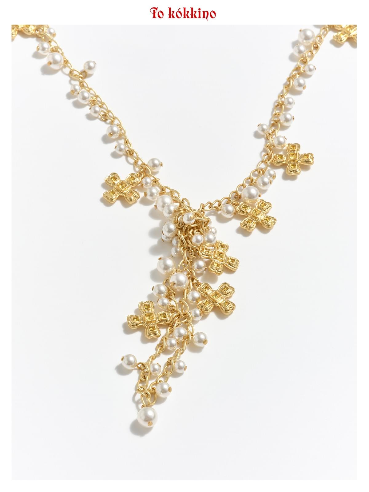 tokokkino* Grape Pearl Necklace