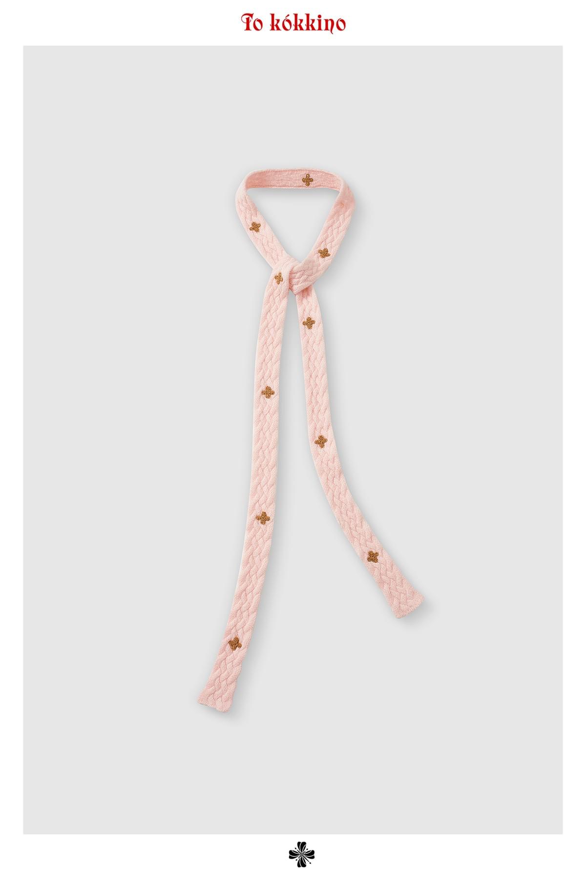 tokokkino* Pink Slim Scarf