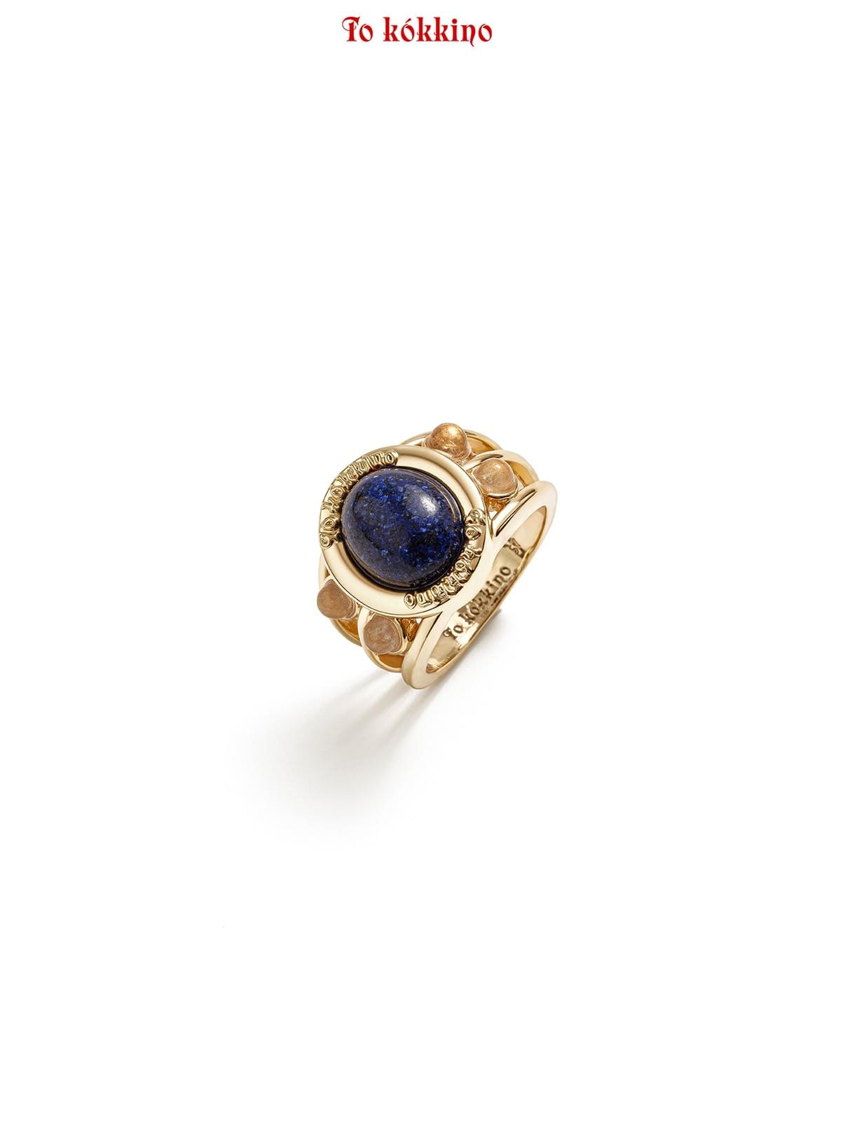 tokokkino*「Deep Blue」Dark Blue Gemstone Ring
