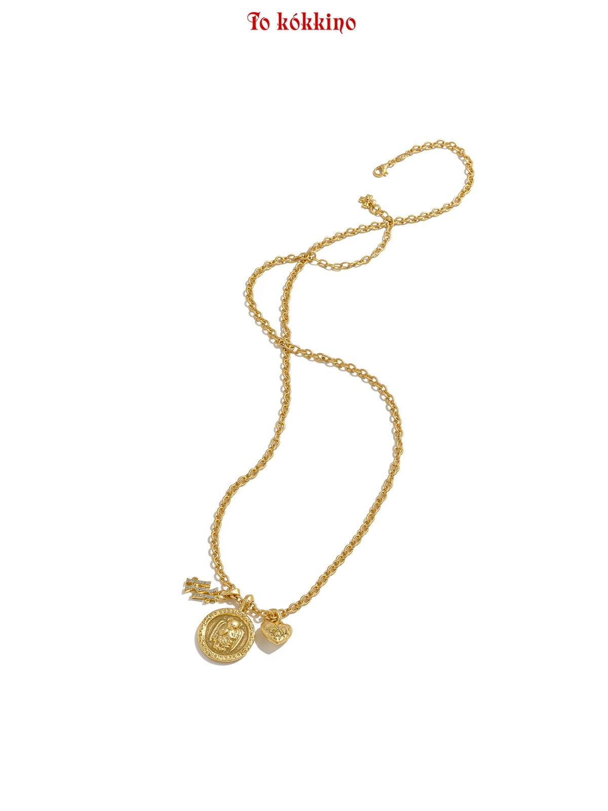 tokokkino*「Wish」Golden Multi-pendant Necklace