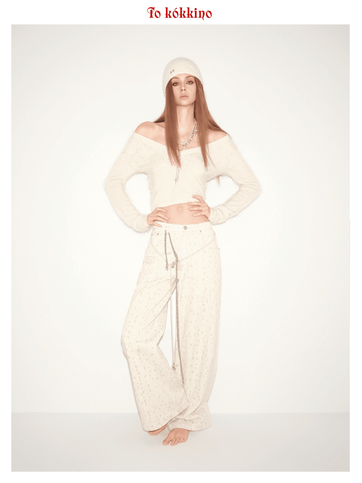 tokokkino*「Lightweight Pearl」 Butterfly-shaped Pearl Long Necklace