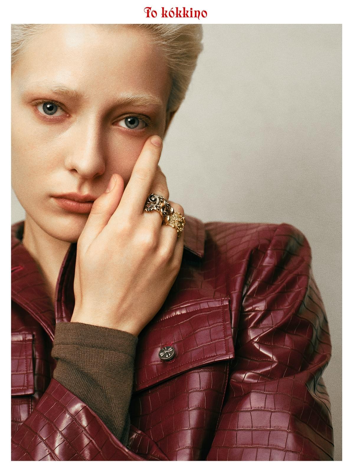 tokokkino* Lace Four-Sided Bowknot Ring