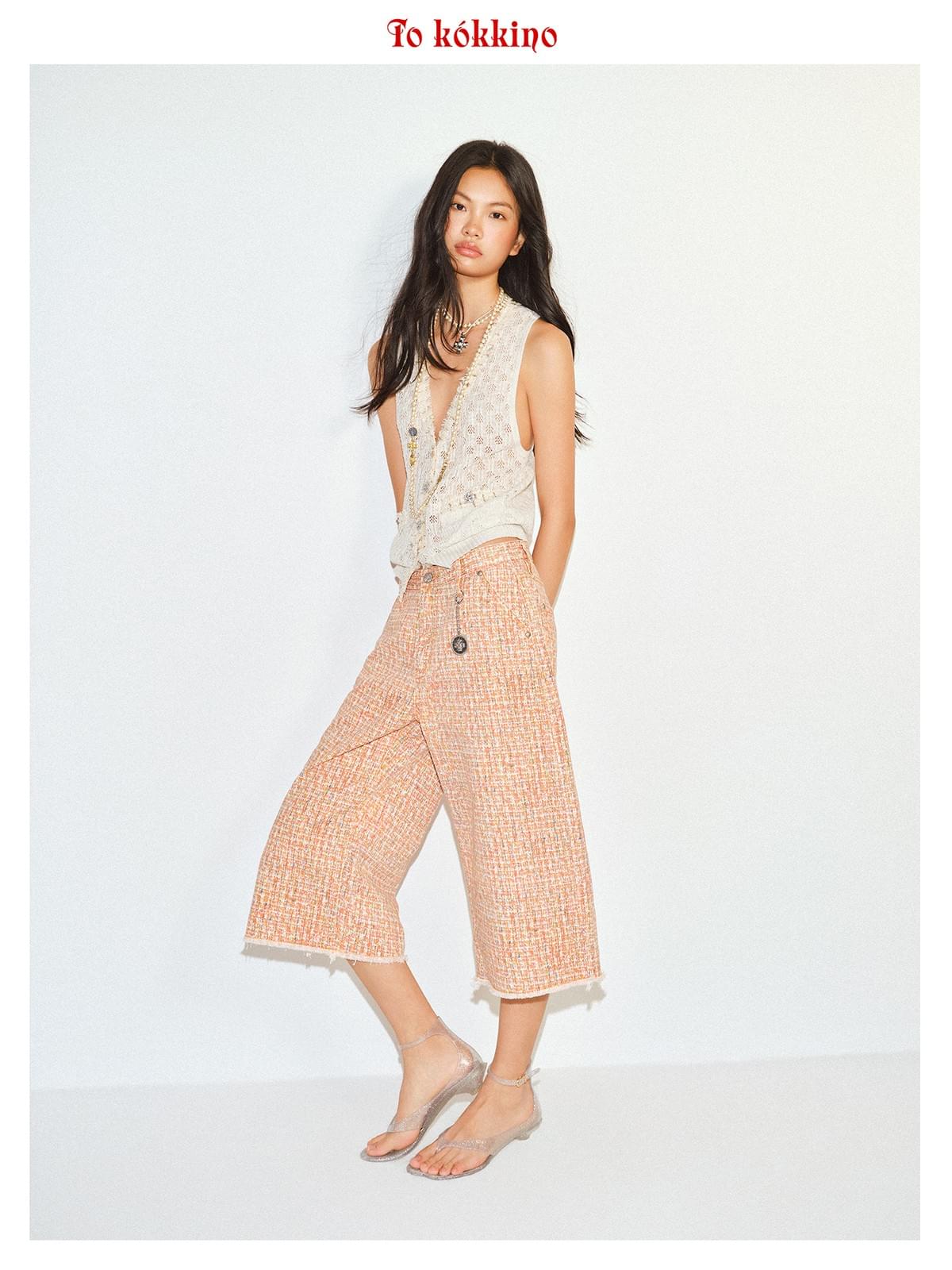 tokokkino 'Old Harbor Out of Focus' Linen Knit Vest