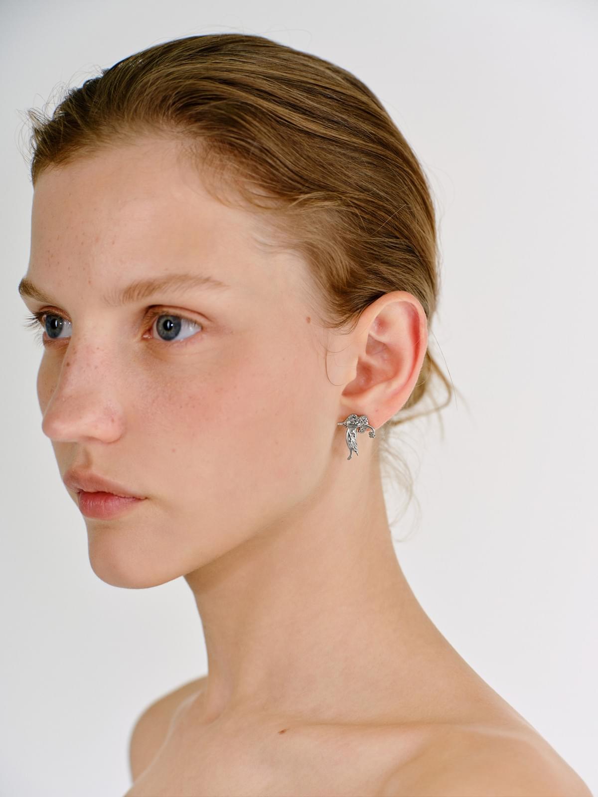 Angel Flower Ear Studs