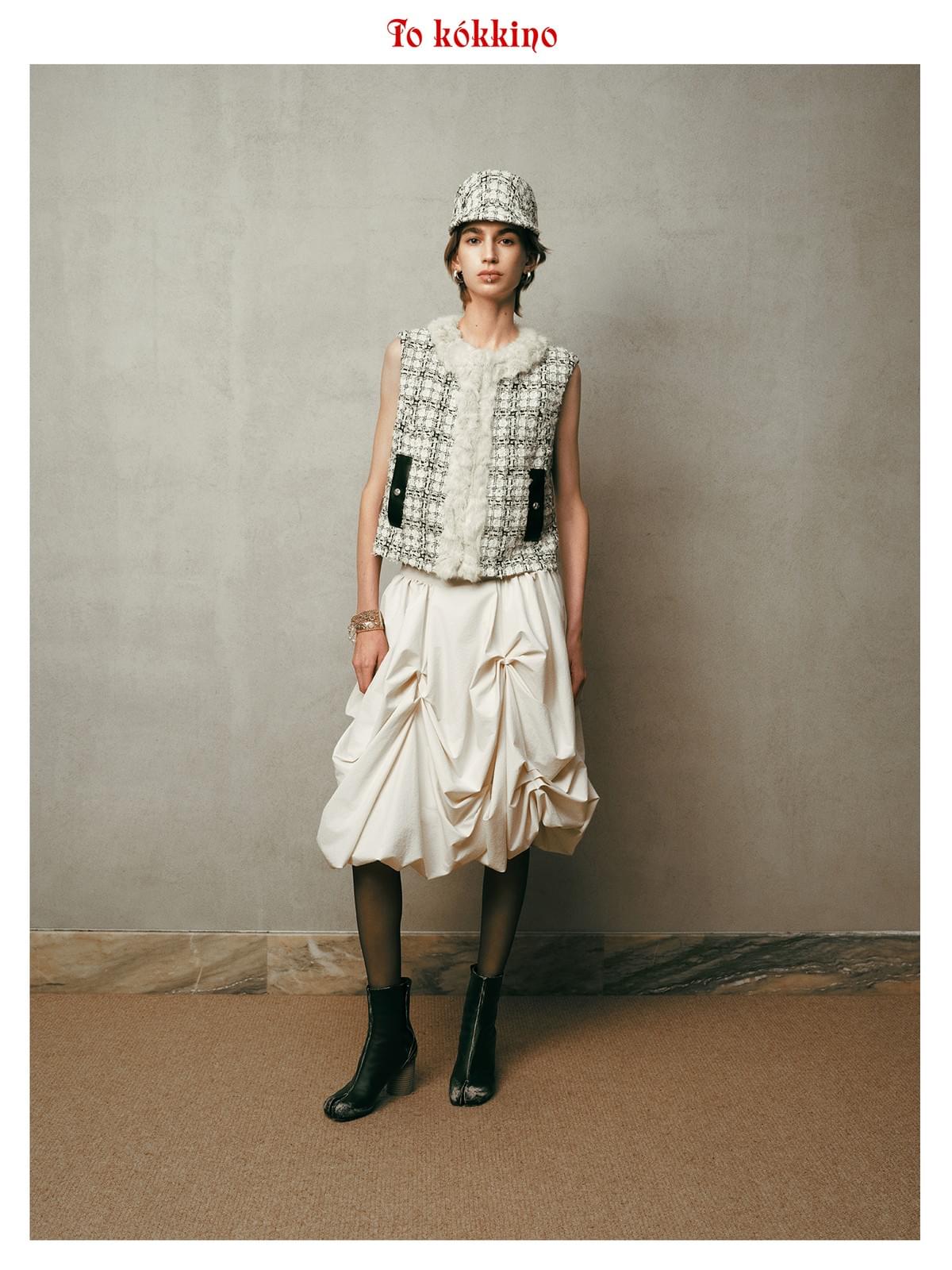 tokokkino* Ruched Bubble Dress