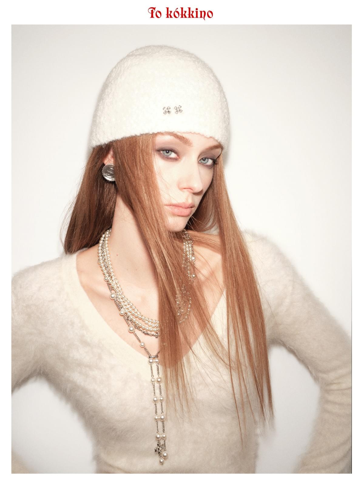 tokokkino*「Lightweight Pearl」 Butterfly-shaped Pearl Long Necklace