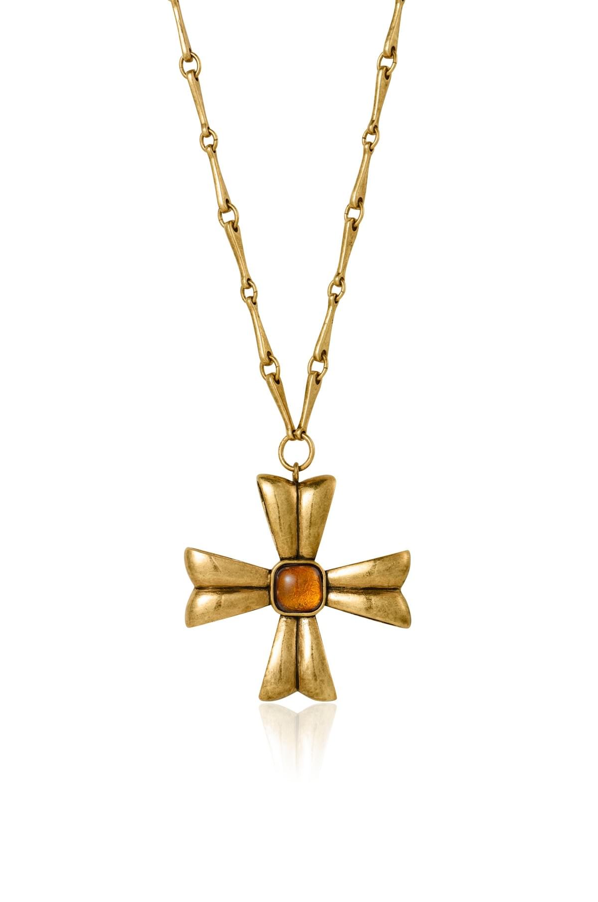 古铜金蝴蝶结项链Necklace