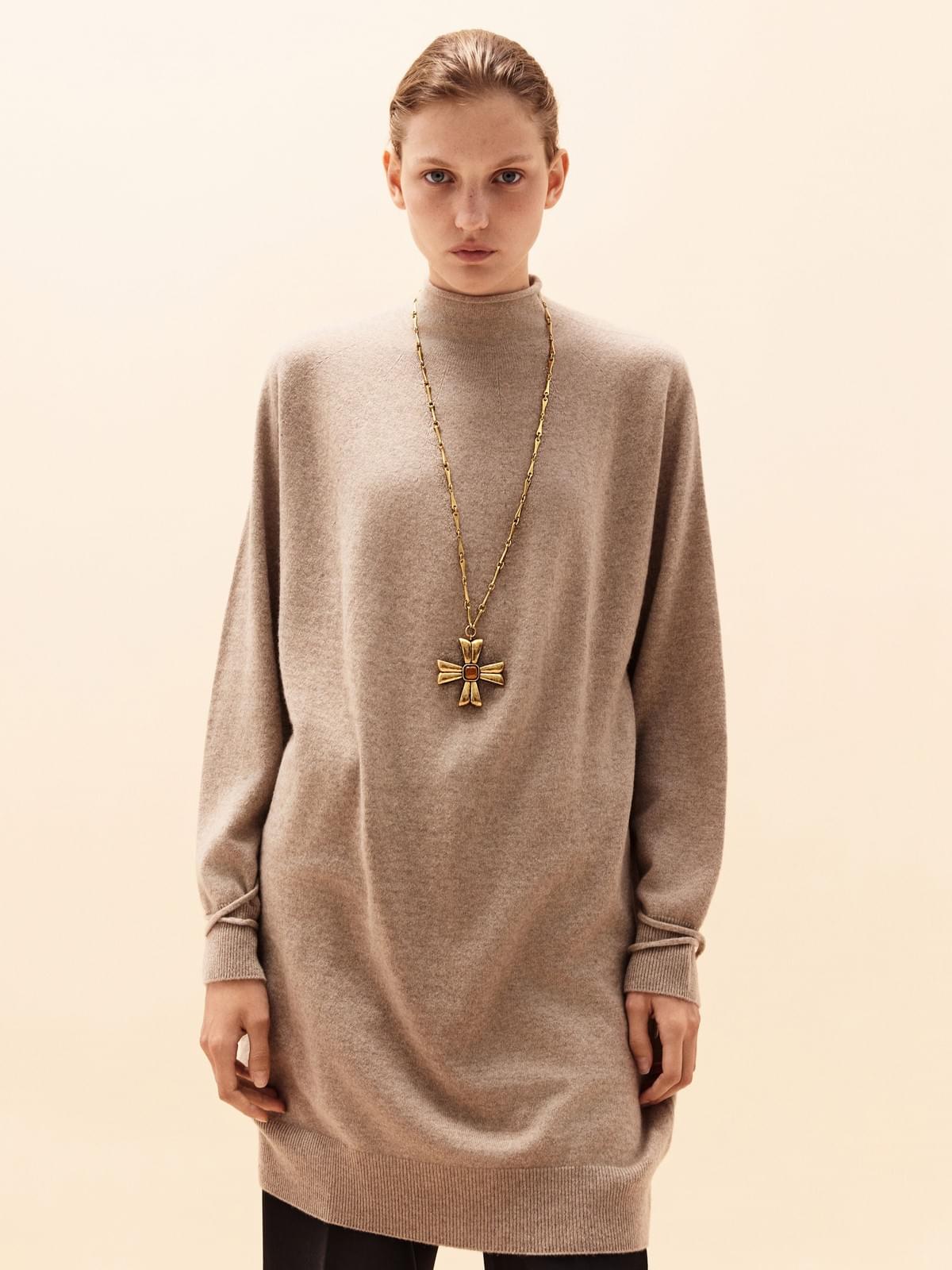古铜金蝴蝶结项链Necklace