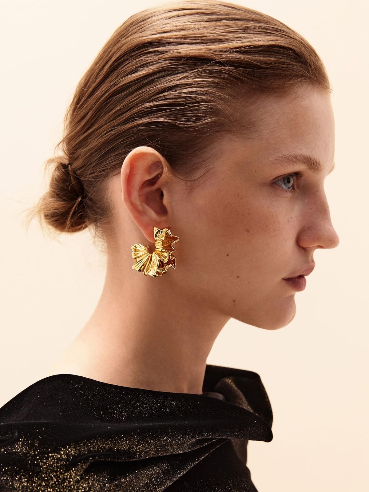 耳花大耳钉 Hoop Earrings