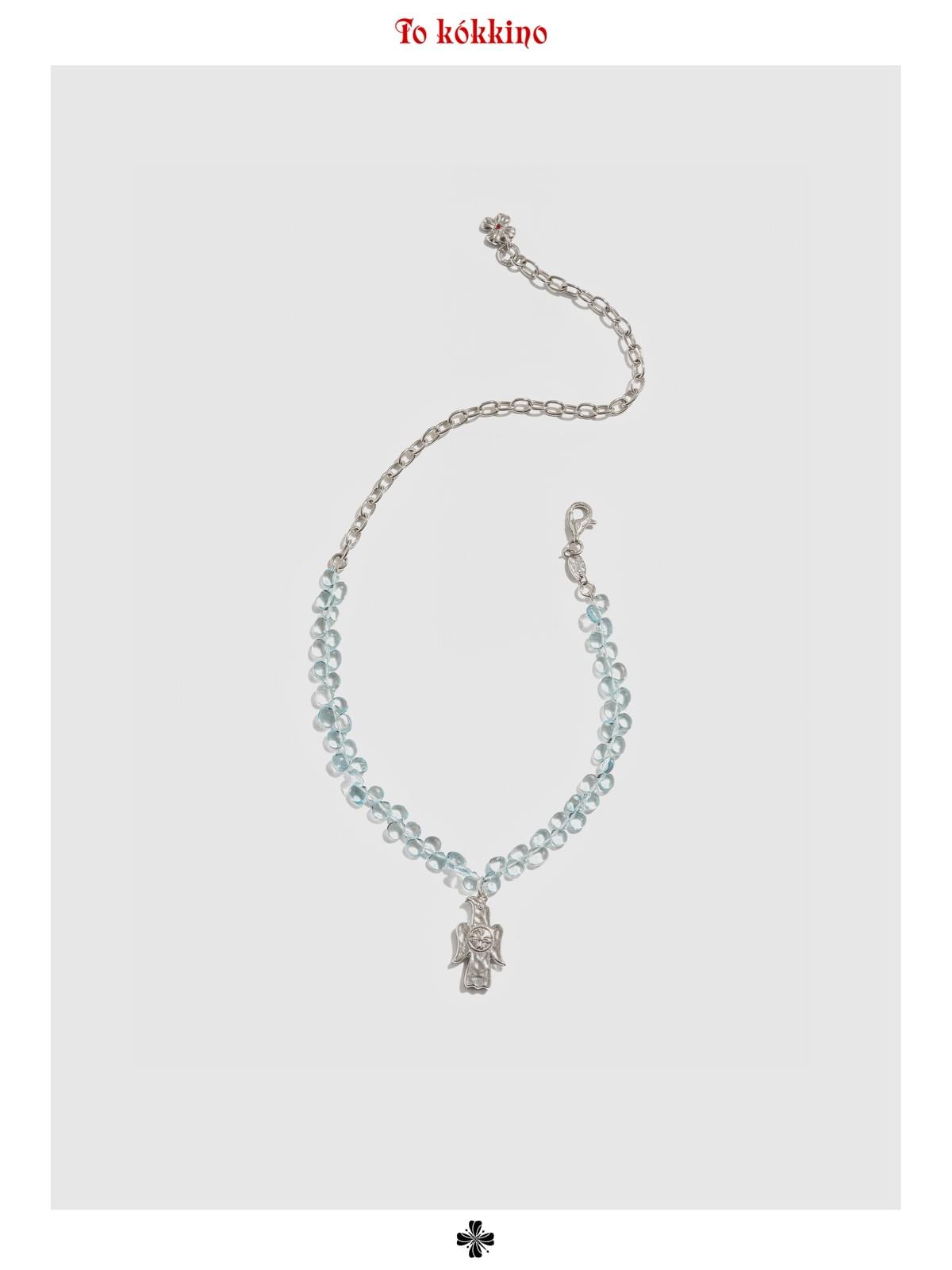 tokokkino 'Migration' Patto Stone 925 Silver Flying Bird Long Chain *Eternal Series