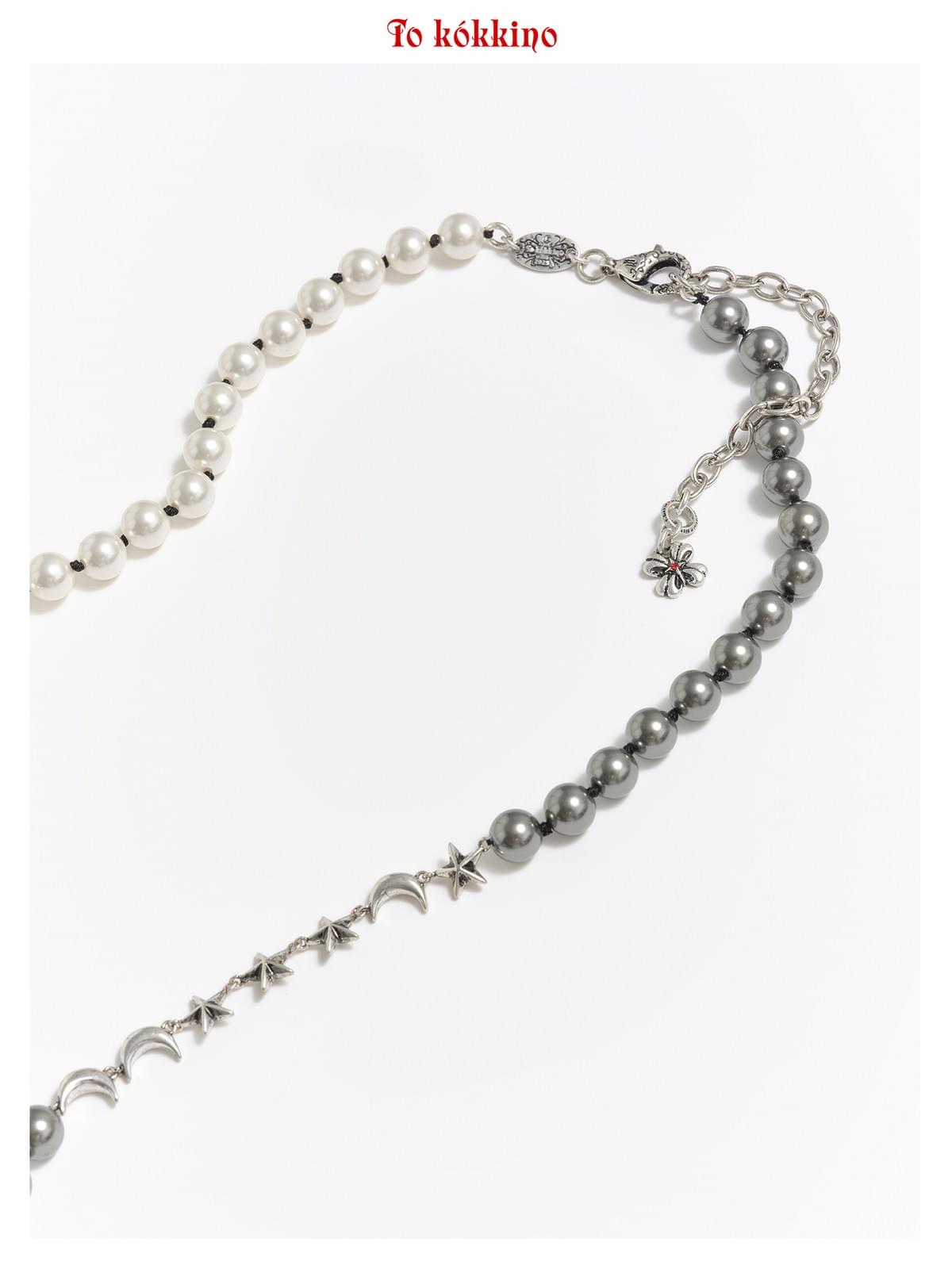tokokkino* Two-Tone Pearl Necklace
