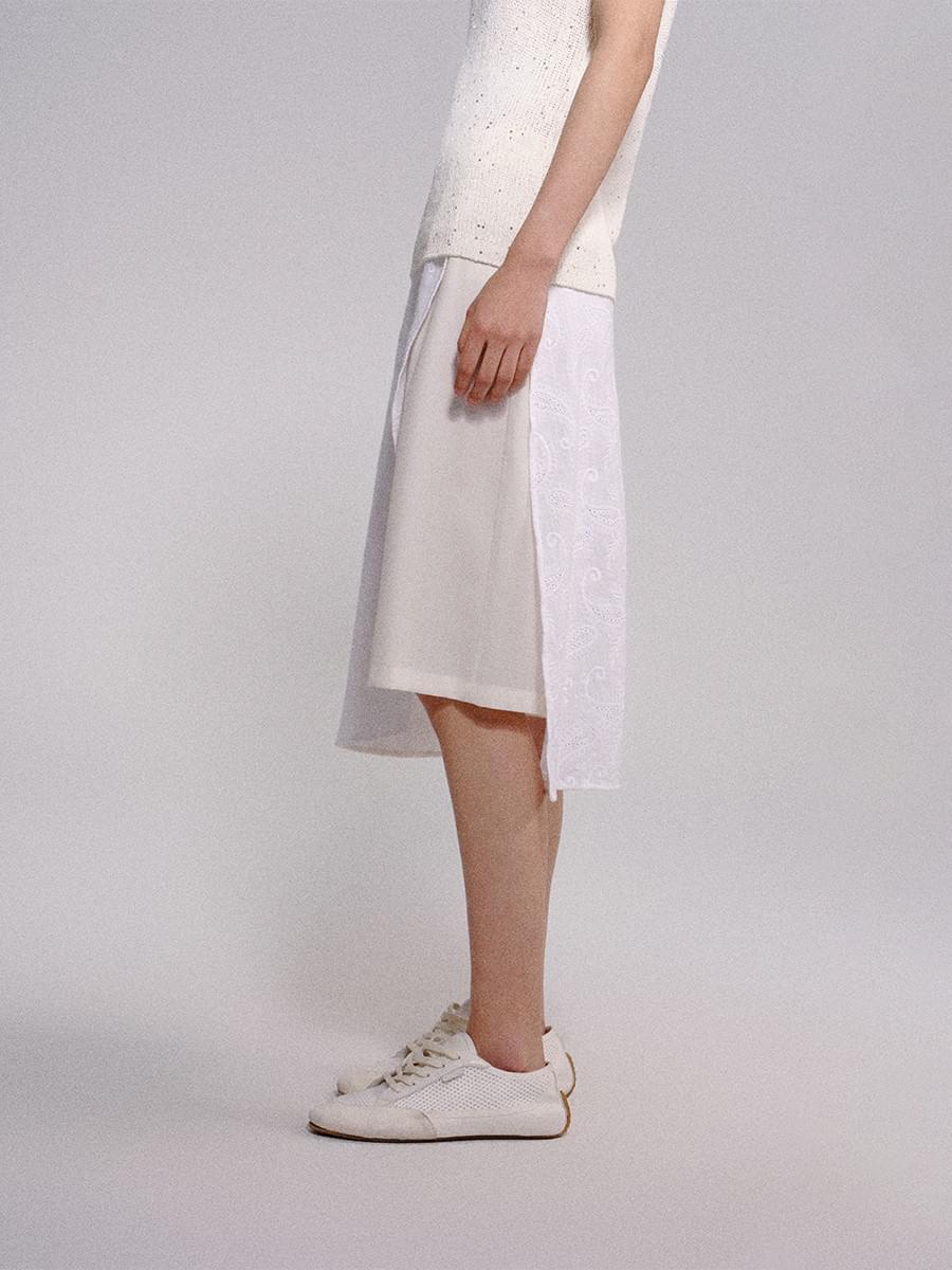 TOKOKKINO* Fake Two-Piece Skort