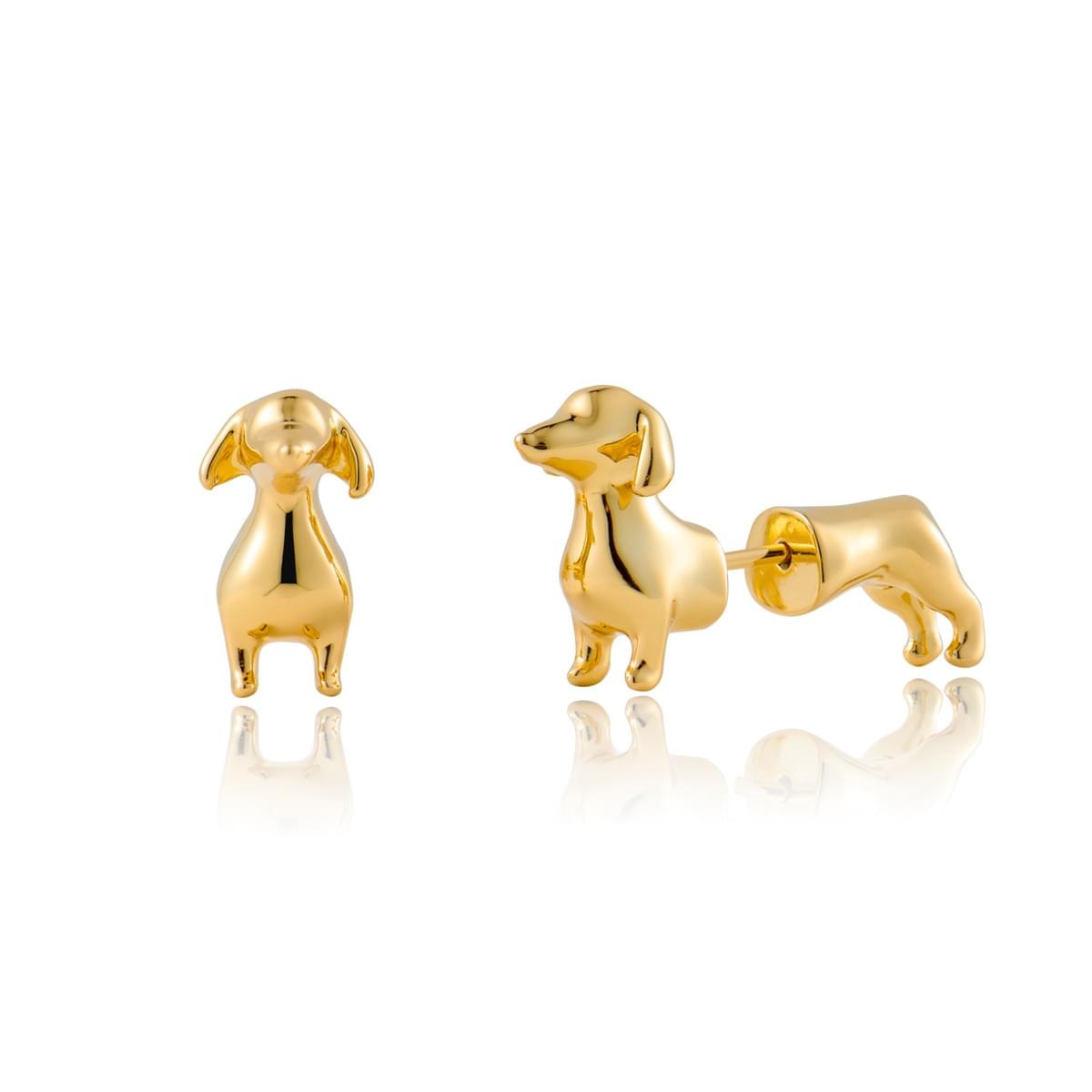 腊肠小狗耳钉Stud Earring