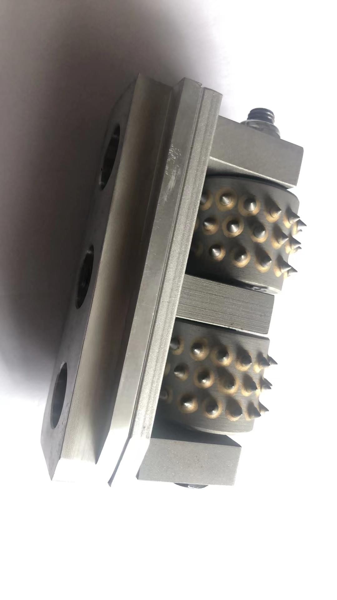 L140  2-rooler 45 Tips 39mm bush hammer tools diamond litchi