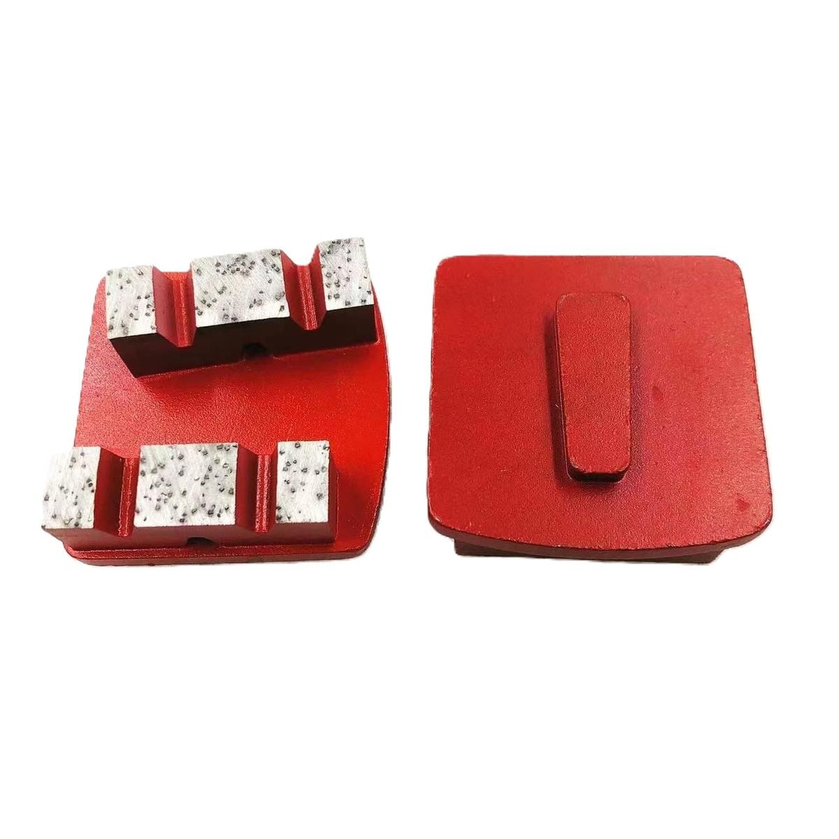 Metal bond grinding tools compatible with Scanmaskin grinders for fast material removal and long tool life. Available in multiple bond options for soft, medium, and hard concrete. Provides stable grinding and consistent results for concrete floor preparation.