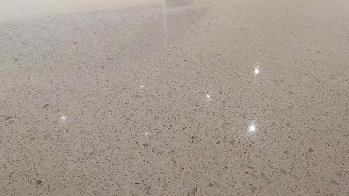 Polished floor light reflection result after concrete polishing tools