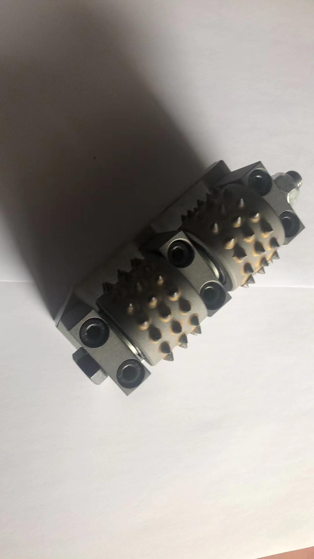 L140  2-rooler 45 Tips 39mm bush hammer tools diamond litchi