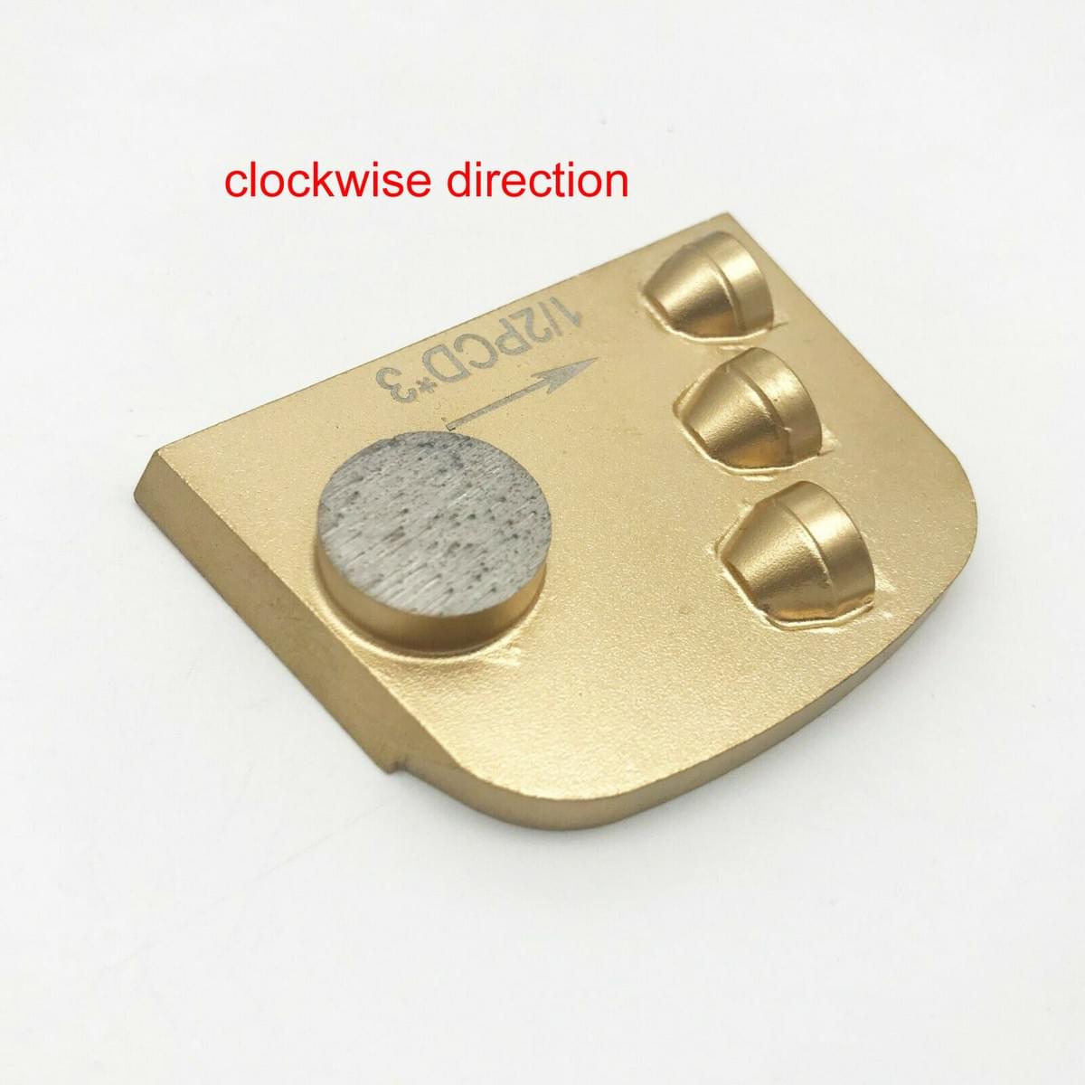 right hand/clockwise direction -diamond tools for lavina x seriese grinder