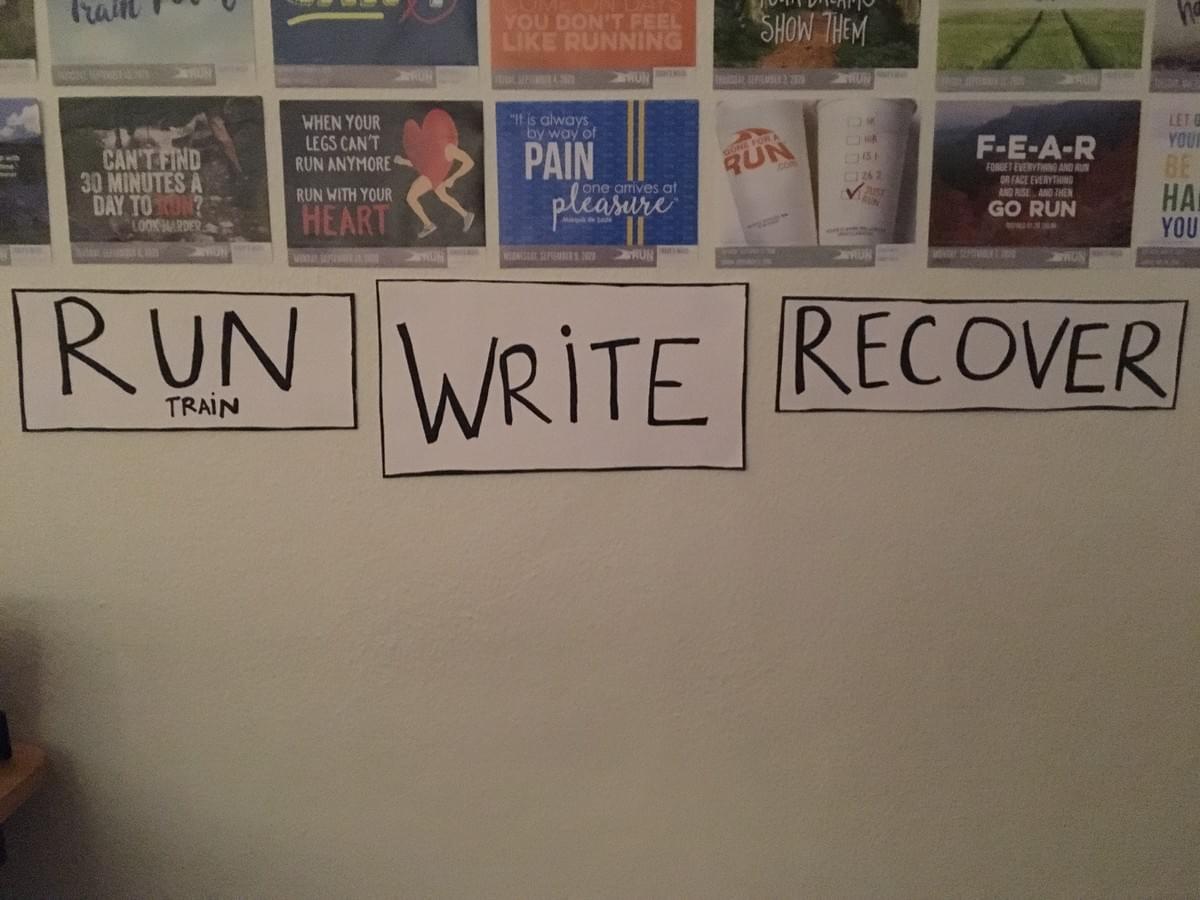 Run Written Run. Write. Recover.