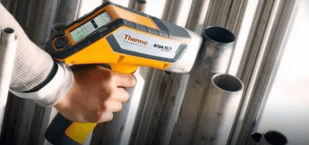 PMI analysis by XRF with portable Niton™ XRF analyzers from Thermo Fisher Scientific