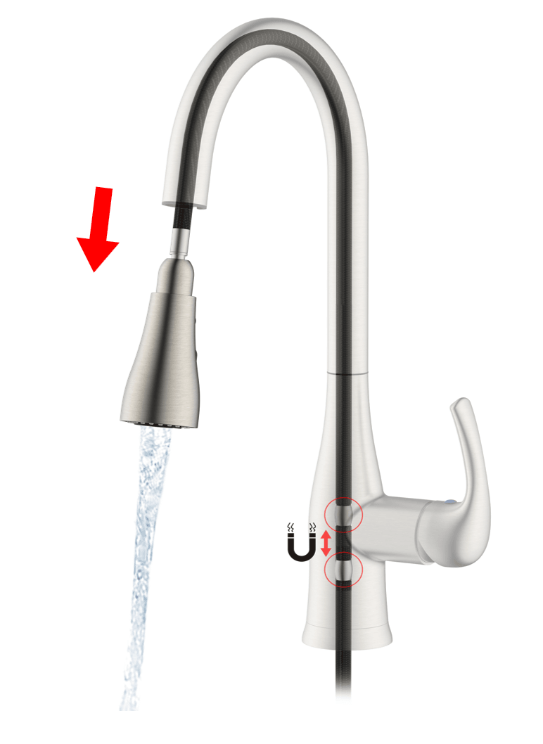 Pull-start faucets provide intuitive water control by activating flow when pulled and stopping when released. Ideal for kitchen and bathroom faucets, improving hygiene and user convenience.