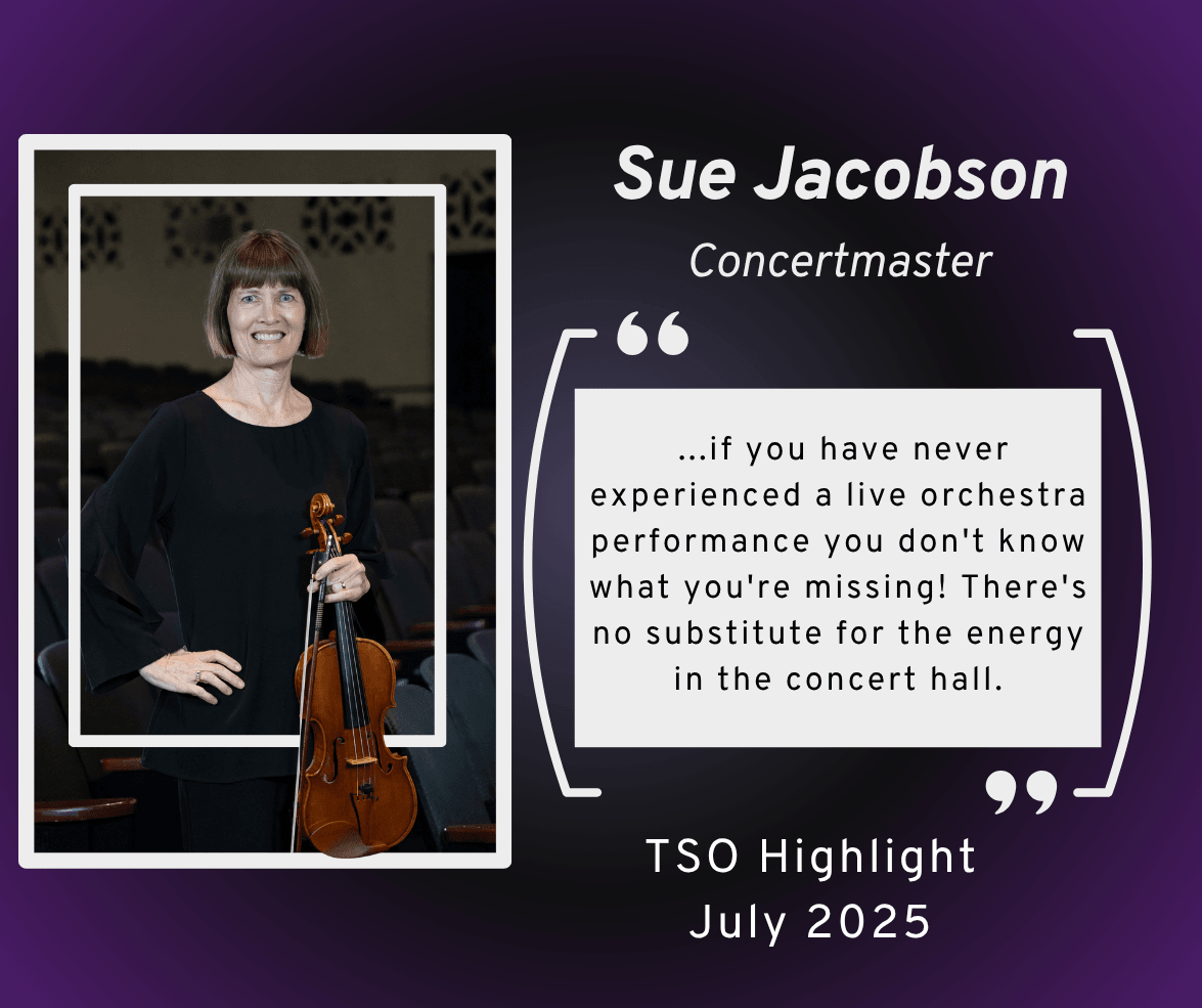 Temple Symphony Orchestra July 2025 Highlight - Sue Jacobson