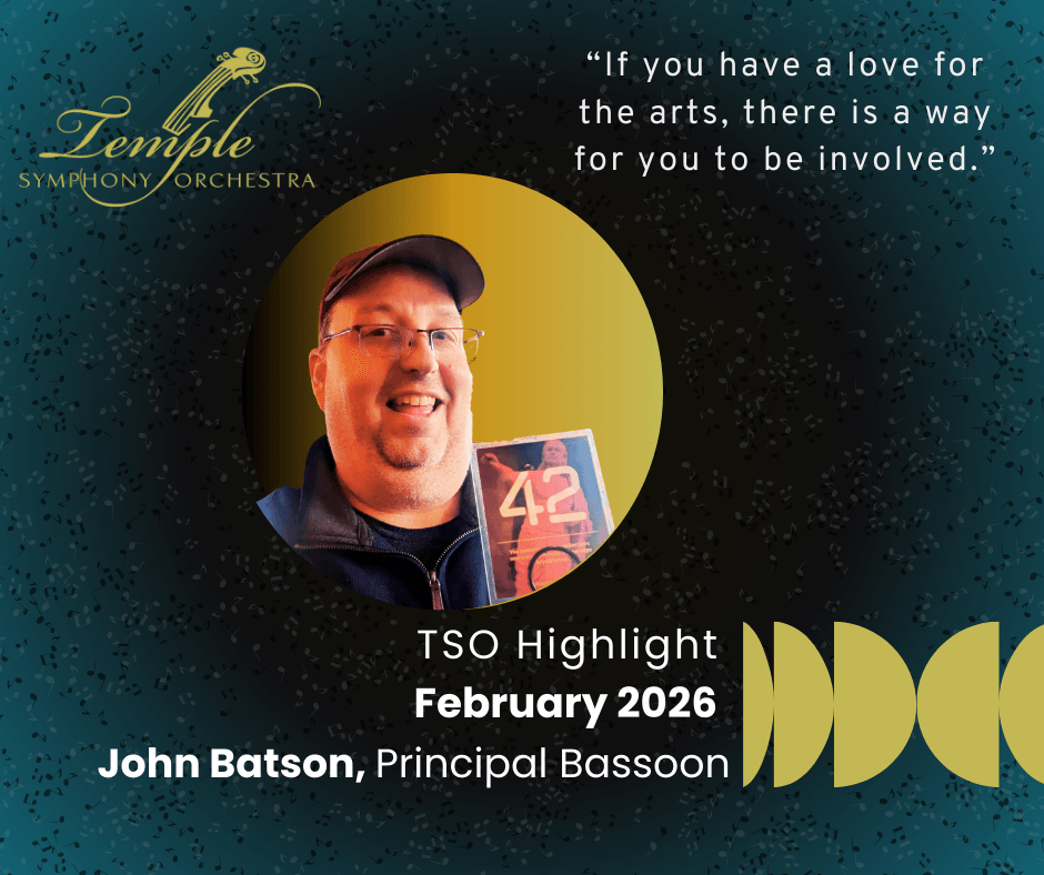 Temple Symphony Orchestra July 2025 Highlight - Sue Jacobson