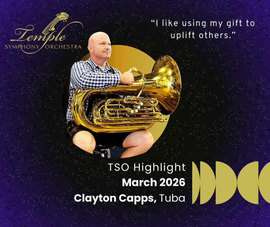 Temple Symphony Orchestra July 2025 Highlight - Sue Jacobson