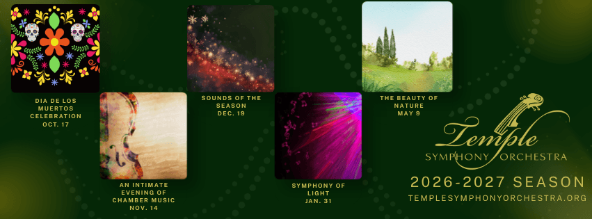 Temple Symphony Orchestra 2026-2027 Season Concerts Temple Symphony Orchestra 2026-2027 Season Concerts