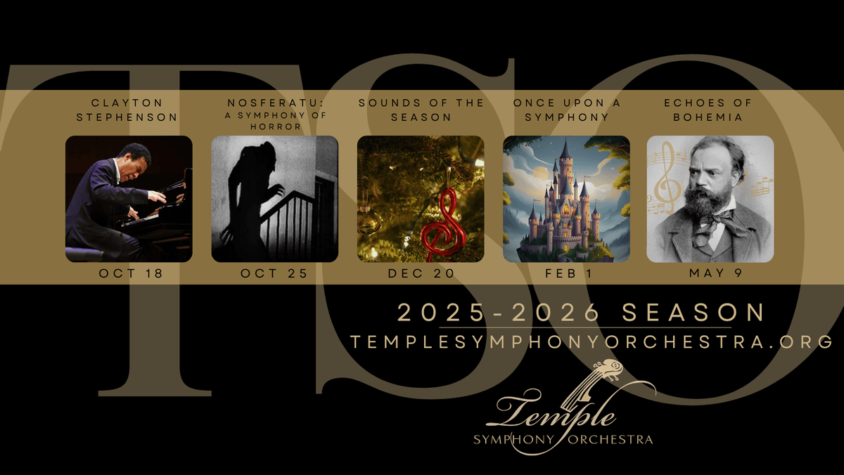 Temple Symphony Orchestra 2025 - 2026 Season Concerts