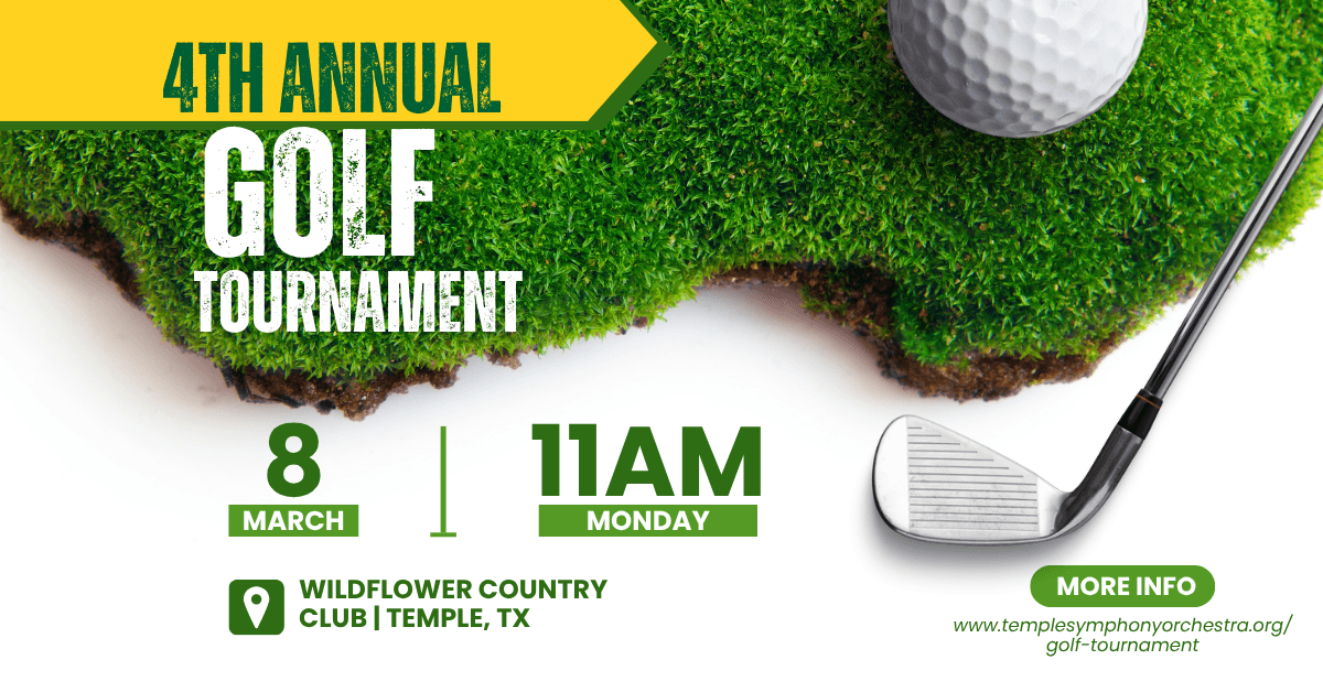 golf tournament poster with golf ball on grass and golf club with text golf tournament poster with golf ball on grass and golf club with text