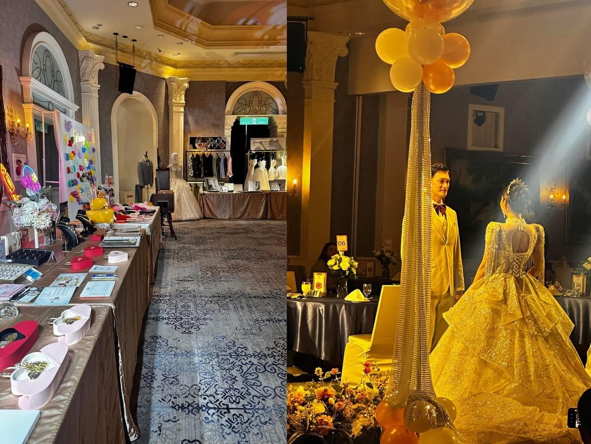 DSC鑽石婚戒展在花蓮遠雄飯店參與婚禮體驗日活動，婚禮預演及婚戒展示