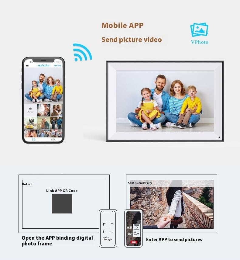 Digital/Cloud photo frame 10 inch 