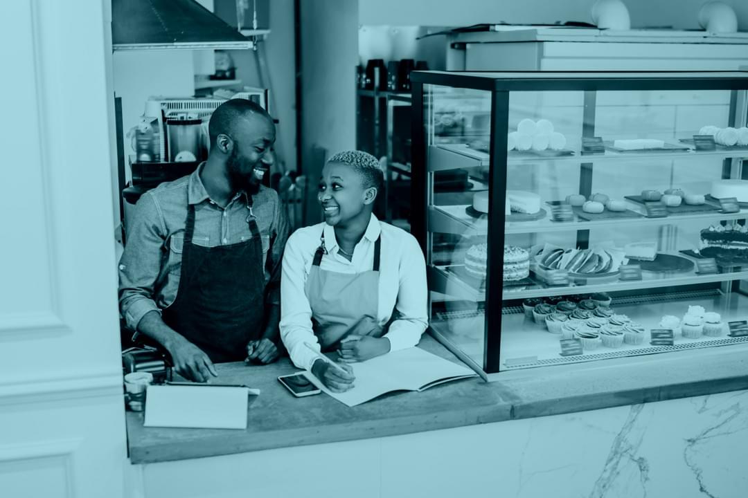 Small business storefront with signage and products on display for e-commerce and retail branding