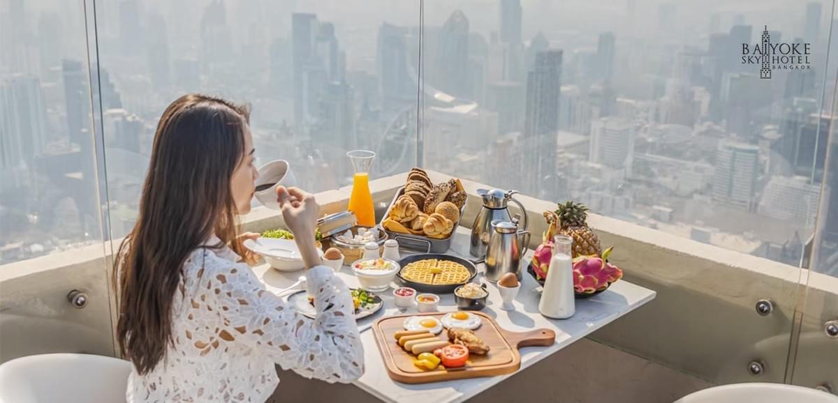 ❇️ Bangkok : Baiyoke Sky - Premium Breakfast ,Lunch & Dinner 