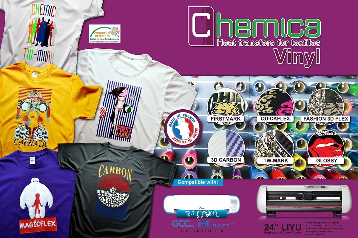 Chemica, Makes Difference - Vinyl for T-shirt Chemica V...