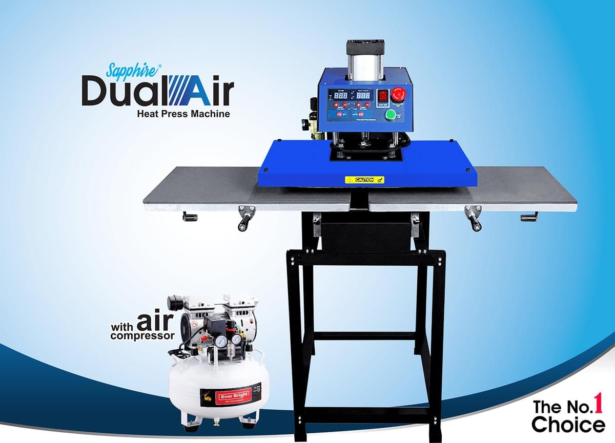 Sapphire Dual Air Heat Press Machine Philippines