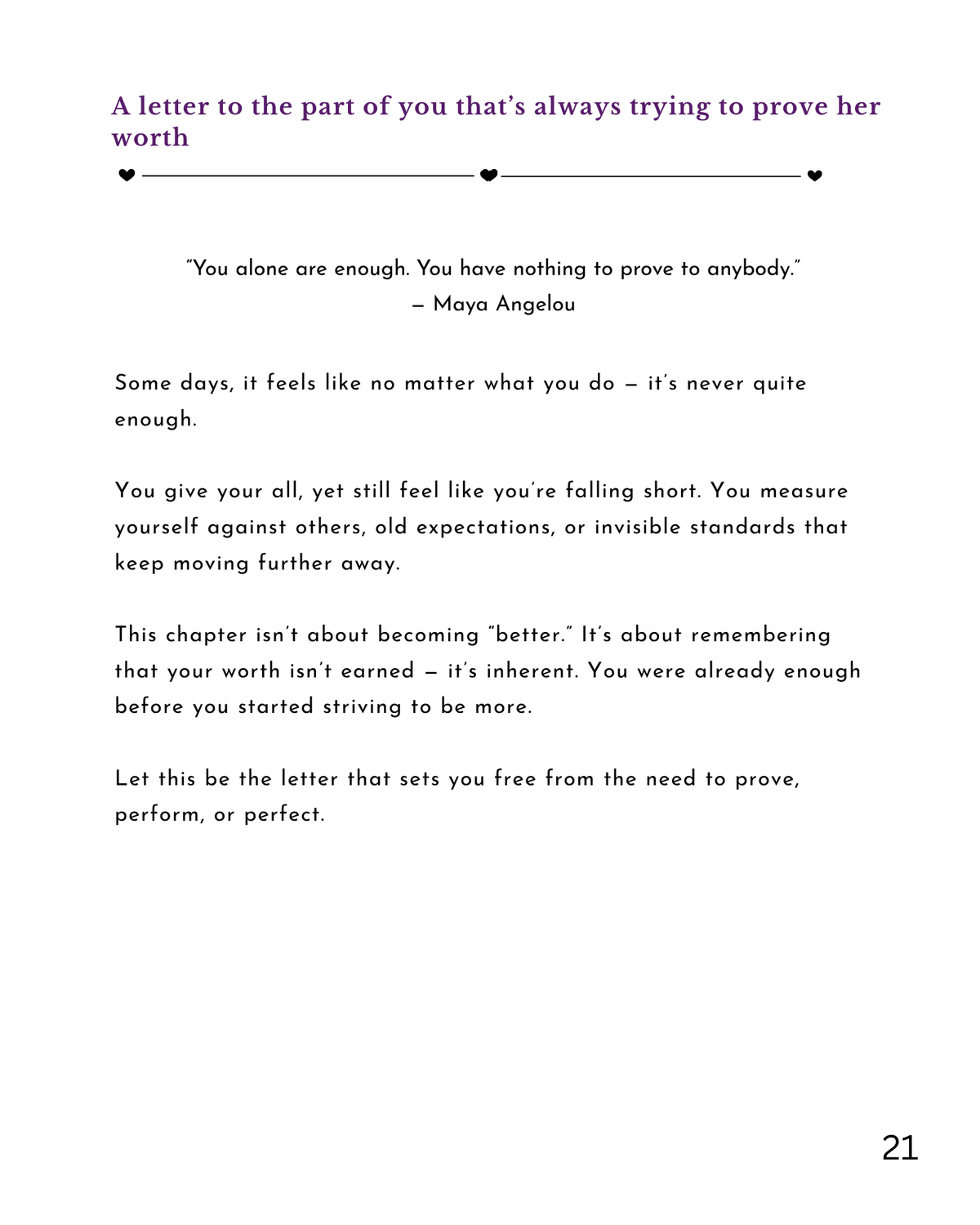 Dear Me: A Journal For Healing Every Version of You - Part 1 Awareness