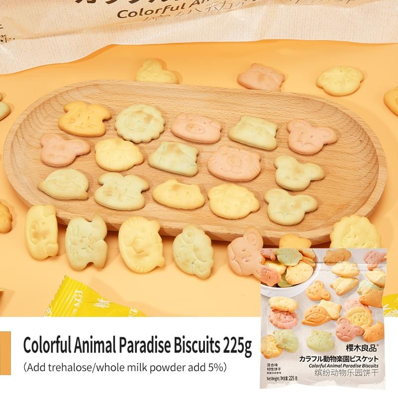 Colorful Animal Paradise Biscuits (Mixed Flavor)225g