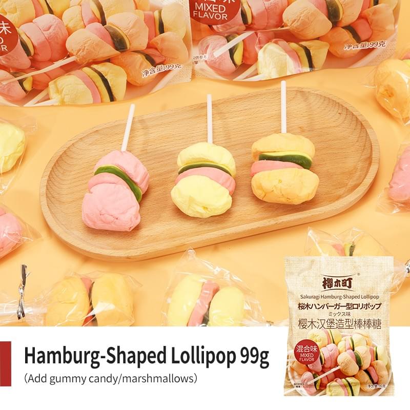 Hamburg-Shaped Lollipop 99g