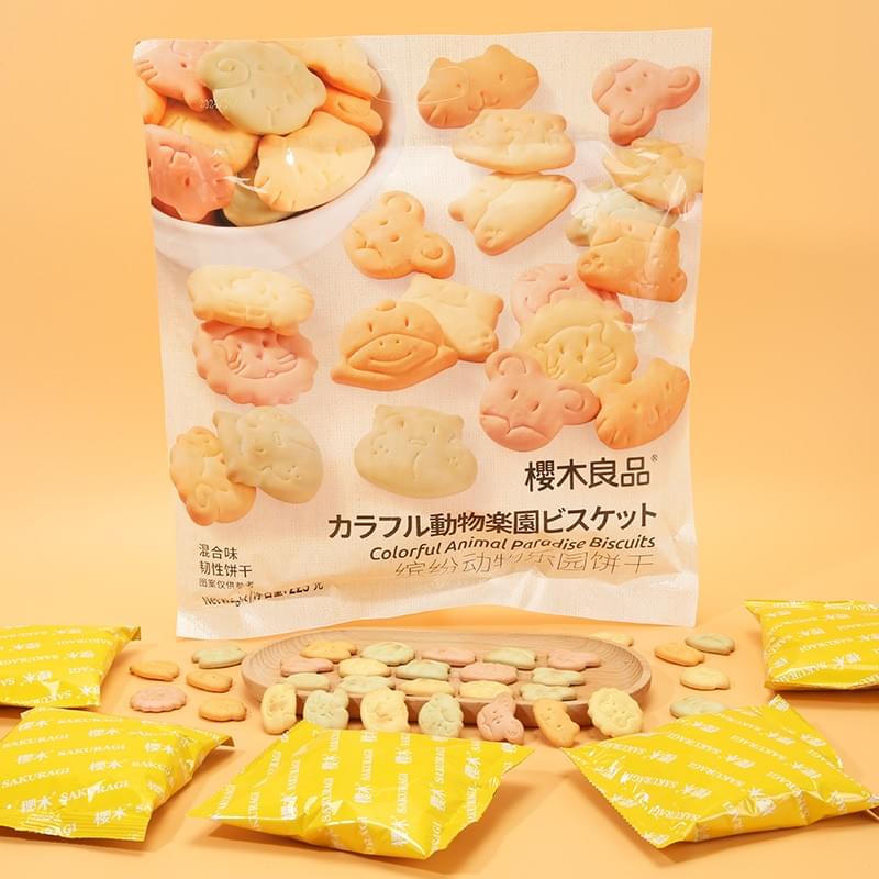 Colorful Animal Paradise Biscuits (Mixed Flavor)225g