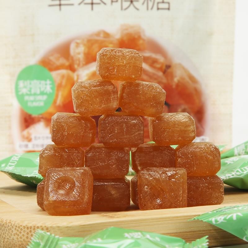 Herbal Throat Lozenges (Pear Syrup Flavor)36g