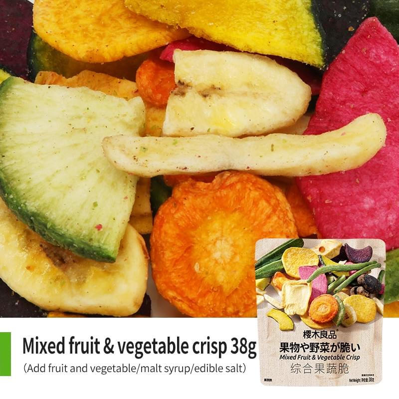 Mixed Fruit & Vegetable Crisp 38g